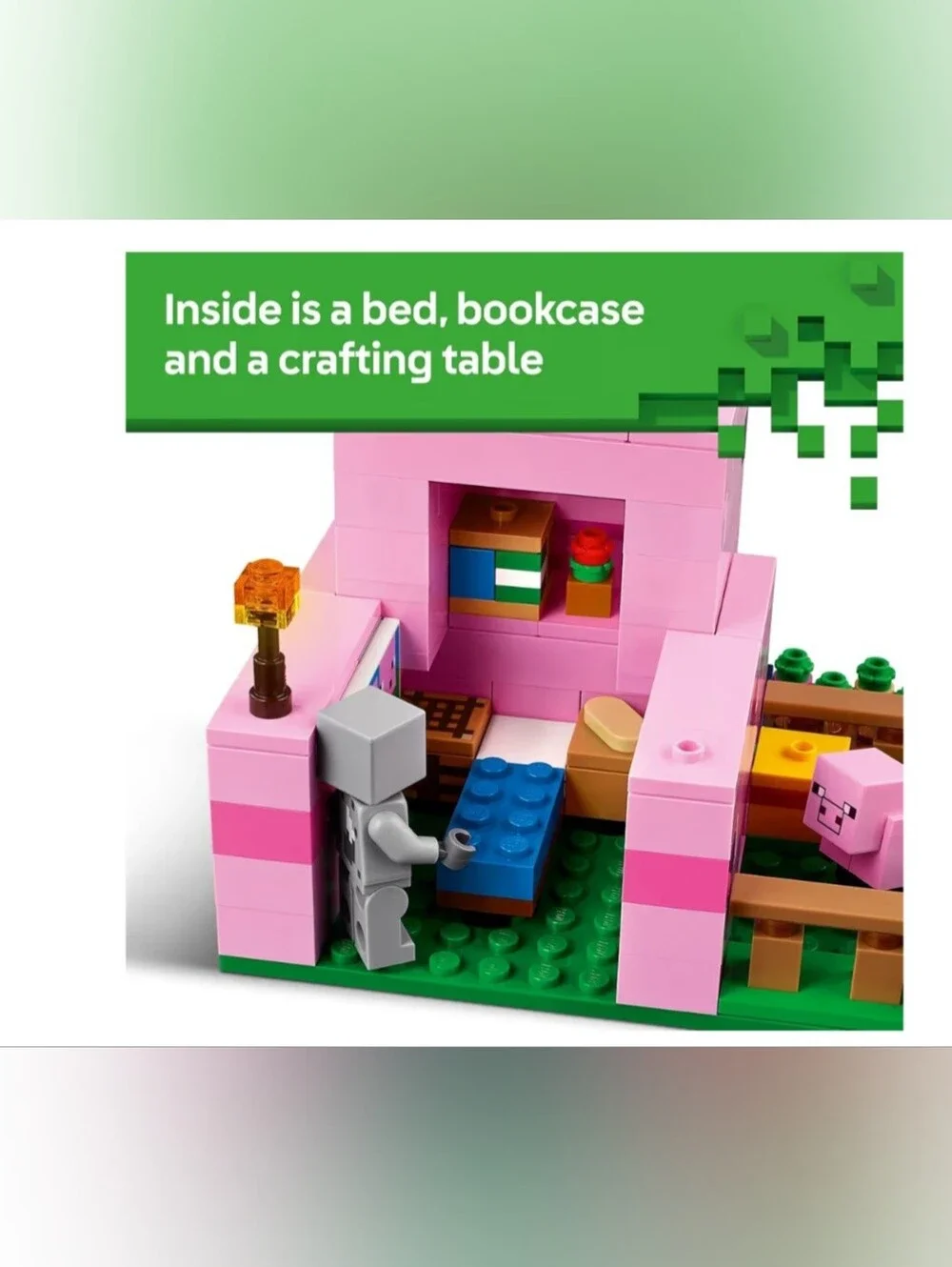 Lego Minecraft The Baby Pig House Building Set Ages 7+ 238 PCS NWT